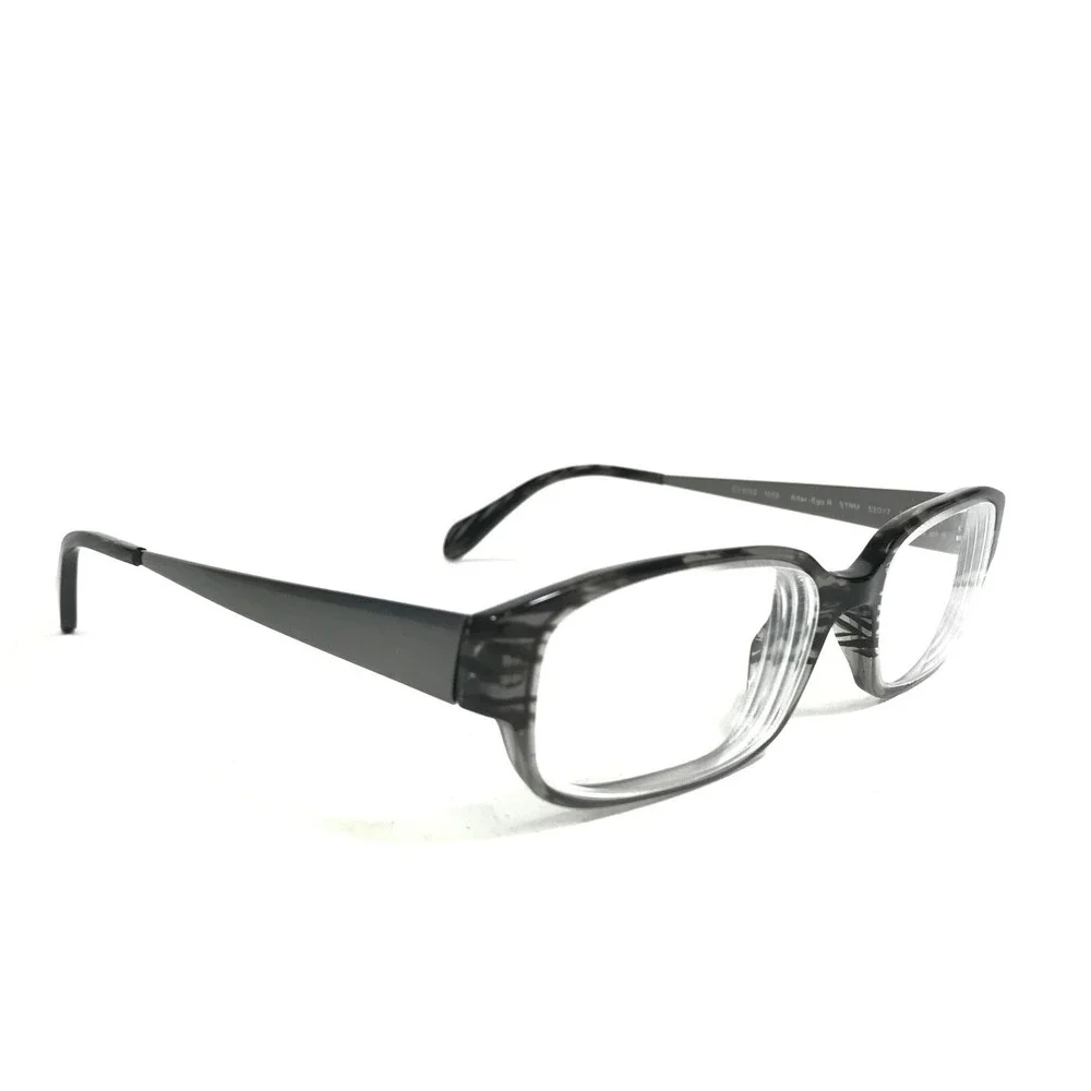 Oliver Peoples OV5002 1002 Alter-Ego R STRM Eyeglasses Gray Black Horn 53-17-145